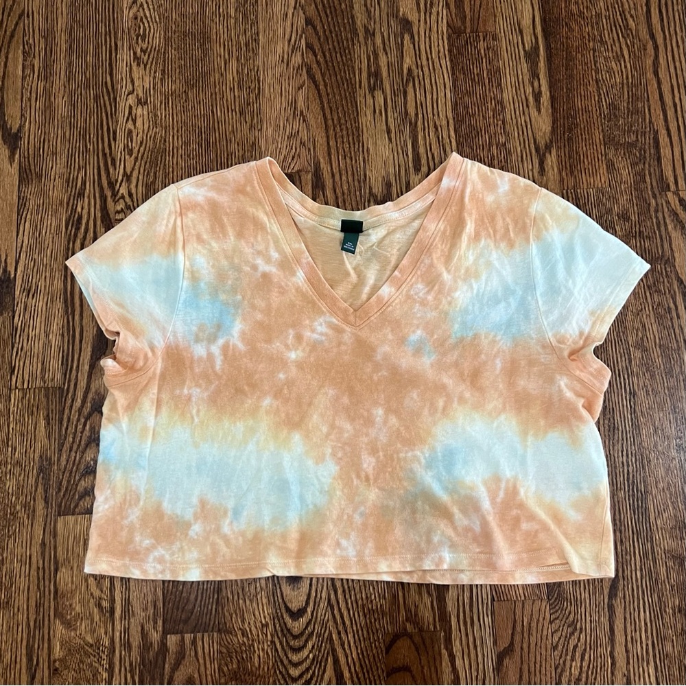 Wild Fable Tie-Dye Cropped Tee